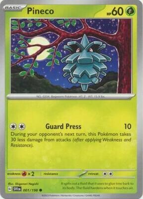 Pineco - 001/198 - Common
Scarlet &amp; Violet (Base Set) Singles