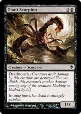 Giant Scorpion 90/249 - Zendikar Singles