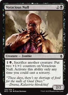 Voracious Null 125/274 Battle for Zendikar Singles