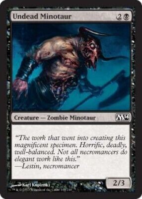 Undead Minotaur
Magic 2014 (M14) Singles