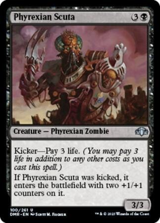 Phyrexian Scuta 100/261 - Dominaria Remastered Singles
