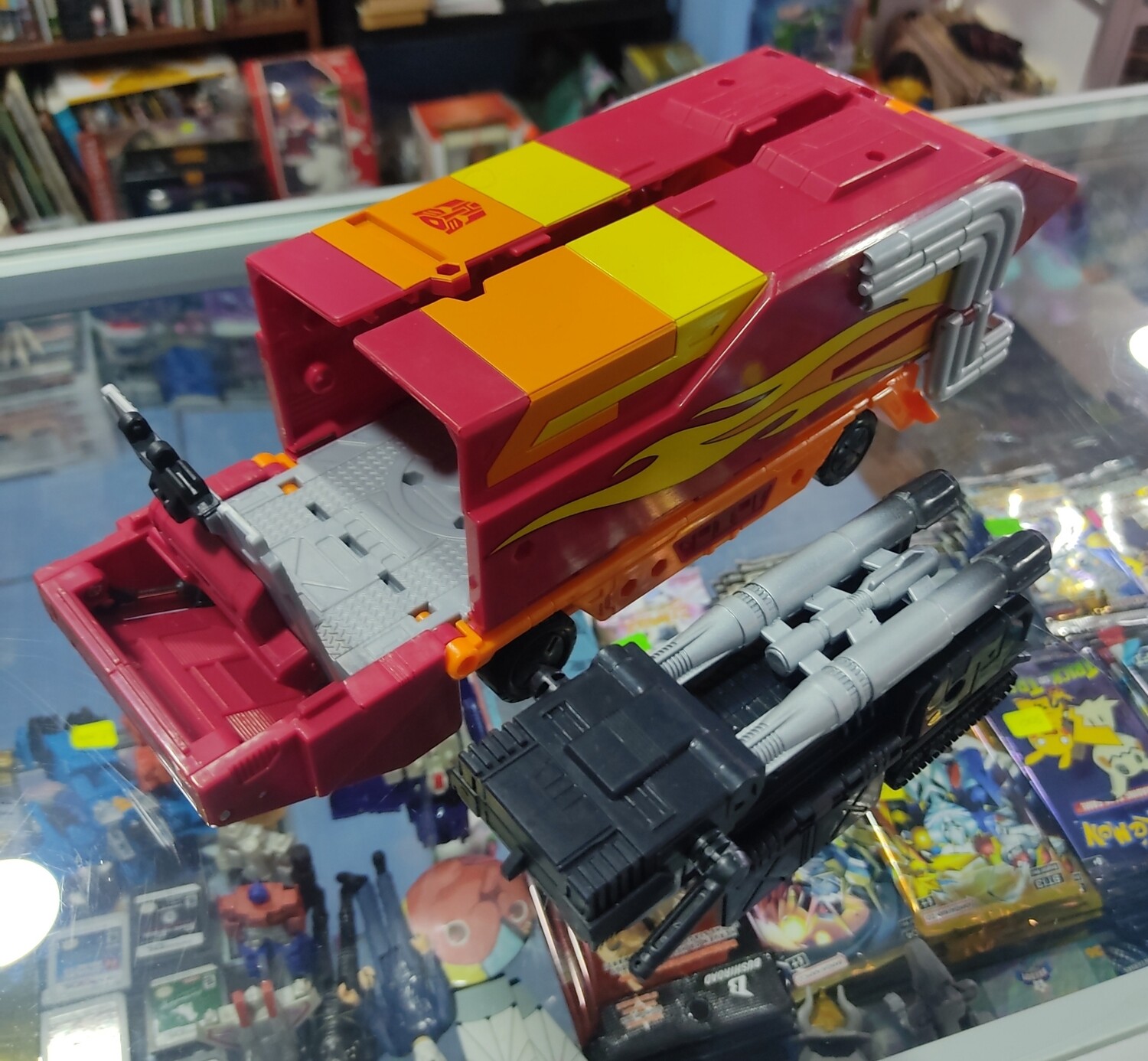 SJ Rodimus Transformers Trailer Kingdom Hasbro