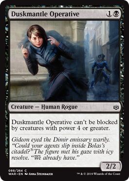 Duskmantle Operative 088/264
War of the Spark Singles(Español)