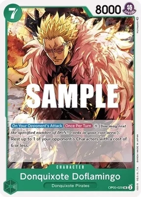 Donquixote Doflamingo (029) - Awakening of the New Era: 1st Anniversary Tournament Cards (OP05 ANN)
Awakening of the New Era: 1st Anniversary Tournament Cards