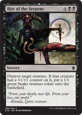 Rite of the Serpent 086/269 - Khans of Tarkir Singles  (Español)
