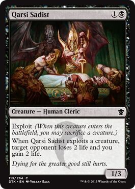 Qarsi Sadist 113/264 - Dragons of Tarkir Singles (Español)