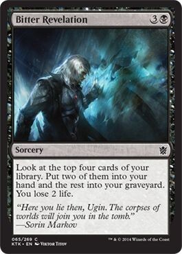 Bitter Revelation 065/269 - Khans of Tarkir Singles  (Español)