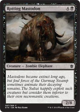Rotting Mastodon 087/269 Khans of Tarkir Singles  (Español)