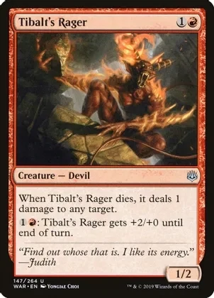Tibalt&#39;s Rager - War of the Spark (WAR) (FOIL)