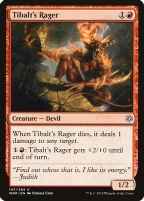 Tibalt&#39;s Rager - War of the Spark (WAR) (FOIL)
