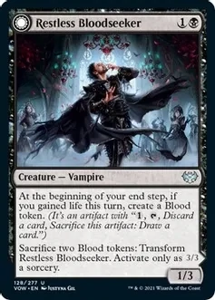 Restless Bloodseeker - Innistrad: Crimson Vow (VOW) Innistrad: Crimson Vow Foil