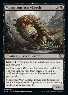 Monstrous War-Leech 098/281 - Dominaria United Singles