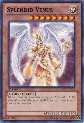 Splendid Venus - BP02-EN070 - Rare 1st Edition Battle Pack 2: War of the Giants 1st Edition Singles