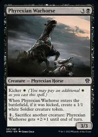 Phyrexian Warhorse 101/281 Dominaria United Singles
