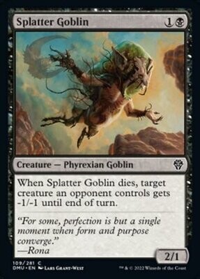 Splatter Goblin 109/281 Dominaria United Singles