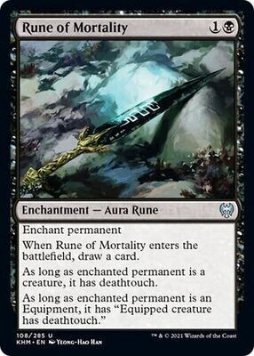 Rune of Mortality 108/285 - Kaldheim Singles (Español)