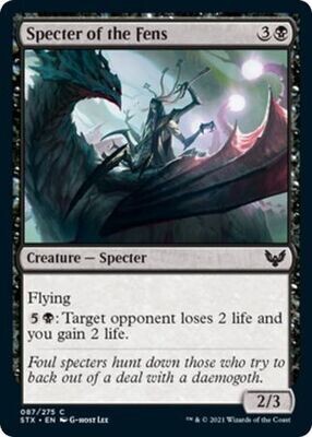 Specter of the Fens 087/275 - Strixhaven: School of Mages Singles (Español)