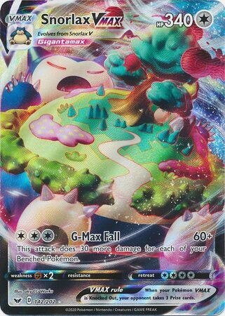 Snorlax VMAX - 142/202 - Ultra Rare
Sword &amp; Shield (Base Set) Singles