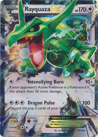Rayquaza EX - 75/108 - Ultra Rare
XY: Roaring Skies Singles