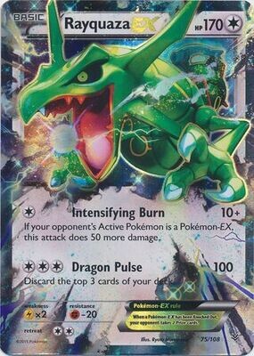 Rayquaza EX - 75/108 - Ultra Rare
XY: Roaring Skies Singles