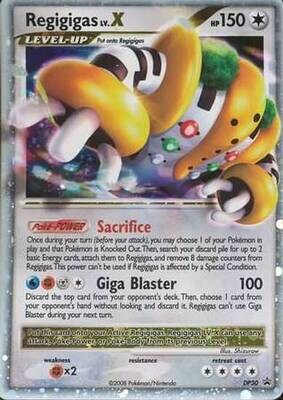 Regigigas Lv. X - DP30 - Ultra Rare
Pokemon Diamond &amp; Pearl Promos