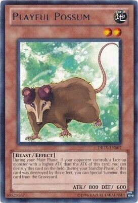 Playful Possum - DREV-EN007 - Rare Unlimited Duelist Revolution Unlimited Singles