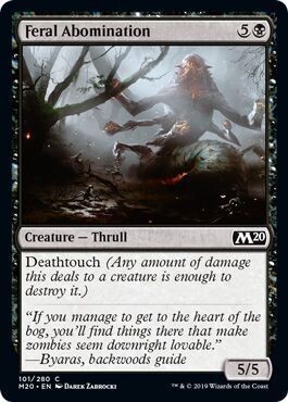 Feral Abomination 101/280 Magic 2020 (M20)  (Español)