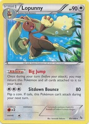 Lopunny - 85/106 - Rare
XY: Flashfire Singles