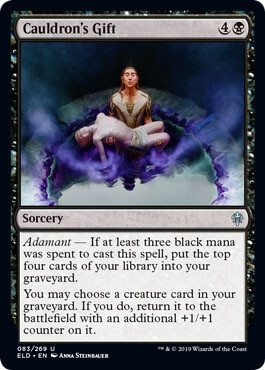 Cauldron&#39;s Gift 083/269 Throne of Eldraine Singles  (Español)