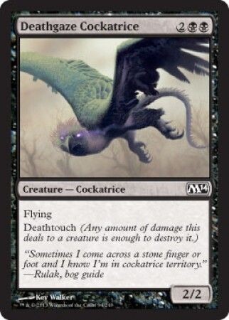 Deathgaze Cockatrice 94/249 - Magic 2014 (M14) Singles