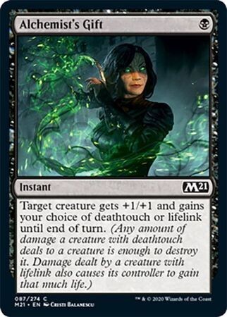 Alchemist&#39;s Gift 087/274 - Magic 2021 (M21) Singles