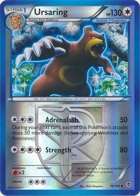Ursaring - 76/101 - Uncommon Reverse Holo
Black &amp; White 10: Plasma Blast Reverse Holo Singles