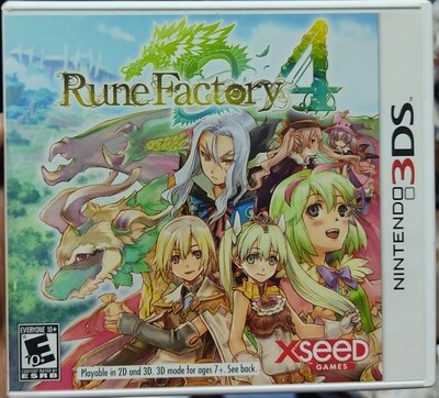 SH Rune Factory 4 Nintendo 3DS Usado Completo