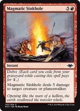 Magmatic Sinkhole 135/254 - Modern Horizons Singles  (Español)