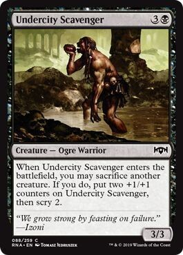 Undercity Scavenger 088/259
Ravnica Allegiance Singles