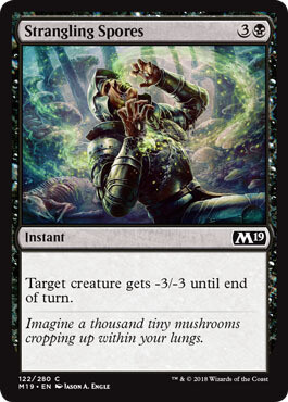 Strangling Spores 122/280 - Magic 2019 (M19) Singles (Español)