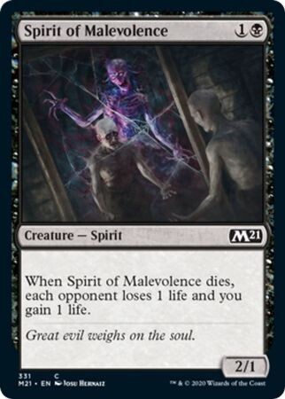Spirit of Malevolence 331 - Planeswalker Deck
Magic 2021 (M21) Singles (Español)