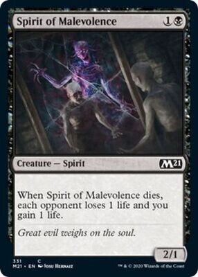 Spirit of Malevolence 331 - Planeswalker Deck
Magic 2021 (M21) Singles (Español)