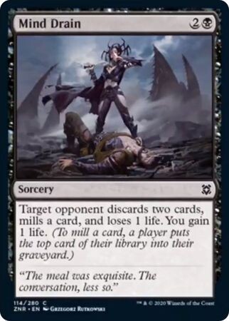Mind Drain 114/280 Zendikar Rising Singles (Español)