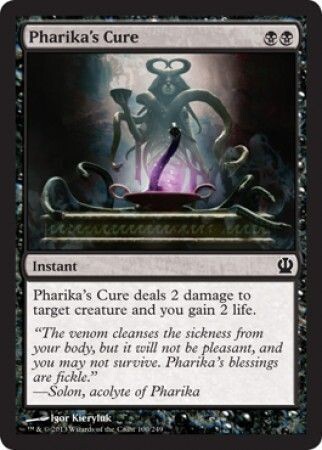 Pharika&#39;s Cure 100/249 - Theros Singles