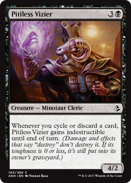 Pitiless Vizier 103/269 - Amonkhet Singles