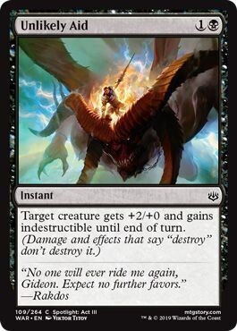 Unlikely Aid 109/264 - War of the Spark Singles (Español)