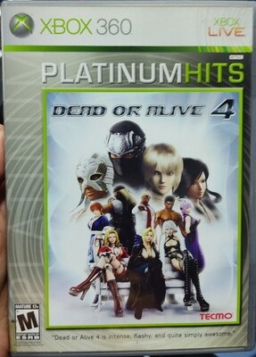 TS Dead or Alive 4 Xbox 360 Usado Completo