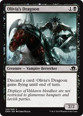 Olivia&#39;s Dragoon 100/205
Eldritch Moon Singles   (Español)