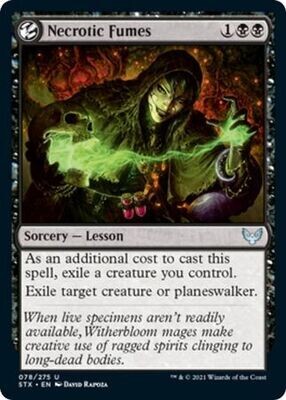Necrotic Fumes 078/275 - Strixhaven: School of Mages Singles