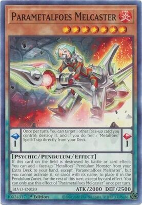 Parametalfoes Melcaster - BLVO-EN020 - Common 1st Edition Blazing Vortex 1st Edition Singles -español-