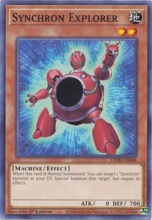 Synchron Explorer - LED8-EN048 - Common 1st Edition
Legendary Duelists: Synchro Storm 1st Edition Singles