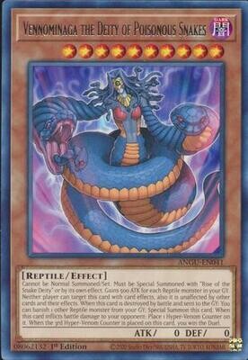 Vennominaga the Deity of Poisonous Snakes - ANGU-EN041 - Rare 1st Edition Ancient Guardians 1st Edition Singles (espanol)