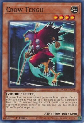 Crow Tengu - DIFO-EN094 - Common 1st Edition Dimension Force 1st Edition Singles