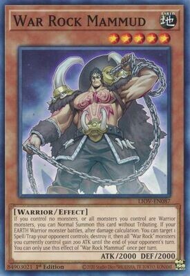 War Rock Mammud - LIOV-EN087 - Common 1st Edition Lightning Overdrive: LIOV 1st Edition Singles